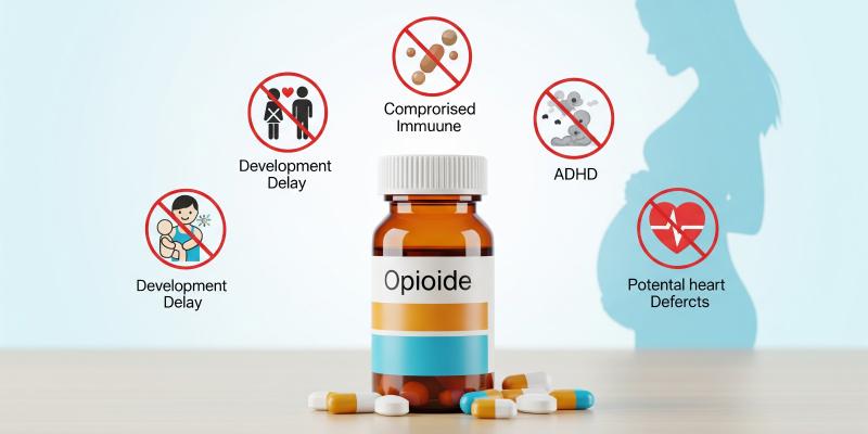 Opioidy przyjmowane w ciąży wpływają na dziecko