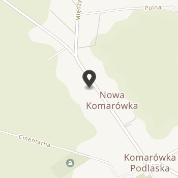 Ochotnicza Straż Pożarna w Komarówce Podlaskiej na mapie