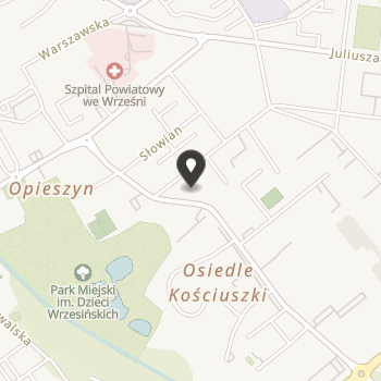 Stowarzyszenie na Rzecz Podopiecznych Schroniska dla Bezdomnych Zwierząt we Wrześni "Psi-Jaciel" na mapie