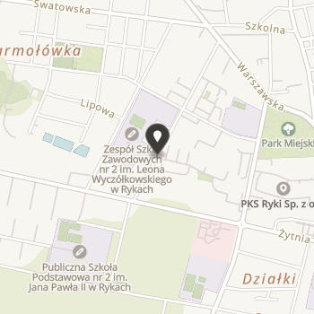 Polskie Stowarzyszenie na Rzecz Osób z Niepełnosprawnością Intelektualną Koło w Rykach na mapie