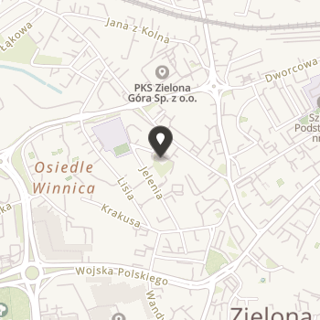 Koło Łowieckie "Bór" w Zielonej Górze na mapie