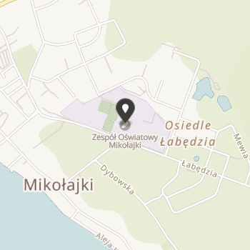 Uczniowski Klub Sportowy w Mikołajkach na mapie