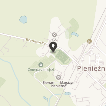 Klub Sportowy "Wałsza" w Pieniężnie na mapie