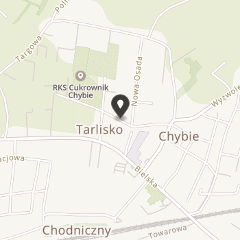 Robotniczy Klub Sportowy "Cukrownik" Chybie na mapie