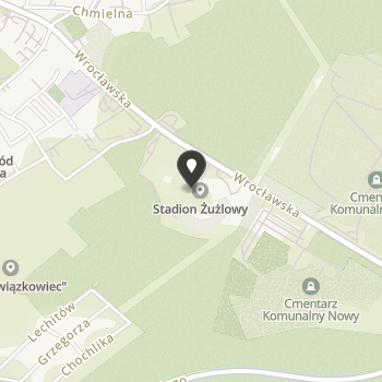 Zielonogórski Klub Żużlowy w Zielonej Górze na mapie