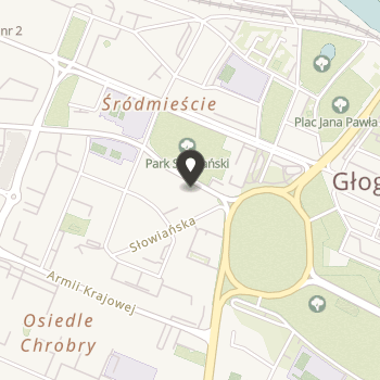 Głogowski Uniwersytet Trzeciego Wieku na mapie