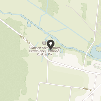 Skansen w Białowieży na mapie