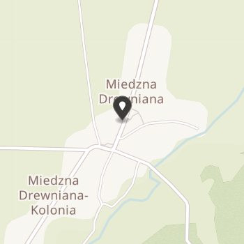 Ochotnicza Straż Pożarna w Miedznej Drewnianej na mapie