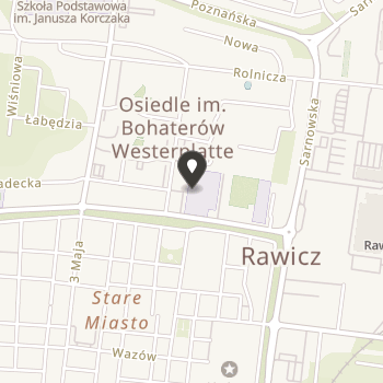 Rawicki Uniwersytet Trzeciego Wieku na mapie