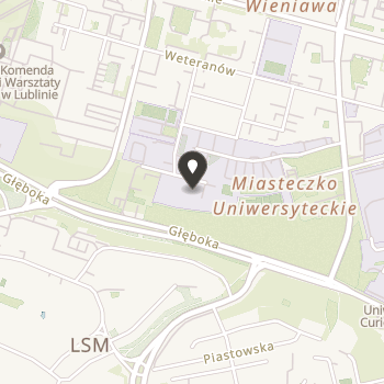 Klub Uczelniany Akademickiego Związku Sportowego Uniwersytetu Marii Curie-Skłodowskiej na mapie