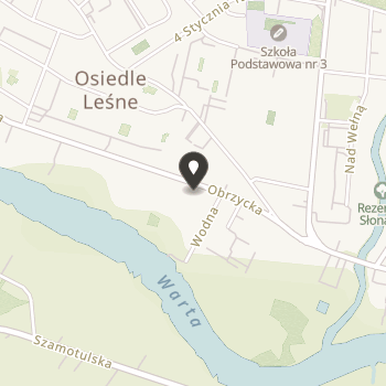 Nadwarciańska Kolej Drezynowa na mapie