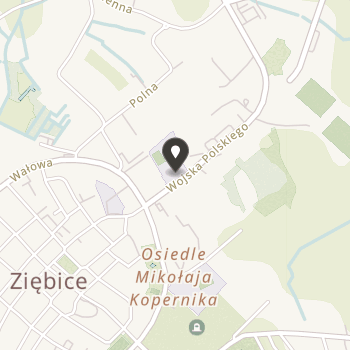 Stowarzyszenie na Rzecz Rozwoju i Promocji Zespołu Szkół Ponadpodstawowych im. Hipolita Cegielskiego w Ziębicach na mapie