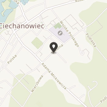 Uczniowski Klub Sportowy "Rotmistrz Ciechanowiec" przy Zespole Szkół Ogólnokształcących i Zawodowych w Ciechanowcu na mapie
