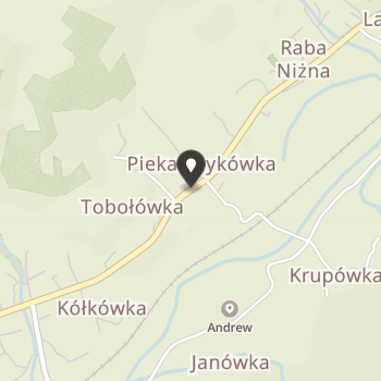 Ochotnicza Straż Pożarna w Rabie Niżnej na mapie