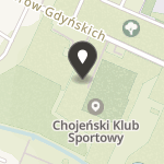 Chojeński Klub Sportowy na mapie