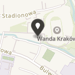 Klub Sportowy Wanda na mapie