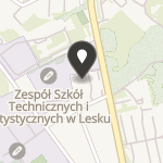 Stowarzyszenie "Przyjazna Szkoła" przy Zespole Szkół Drzewnych w Lesku na mapie