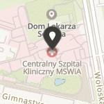 Fundacja przy Centralnym Szpitalu Klinicznym Mswia w Warszawie na mapie